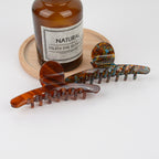 Acetate Brown Large Hair Claw Clips