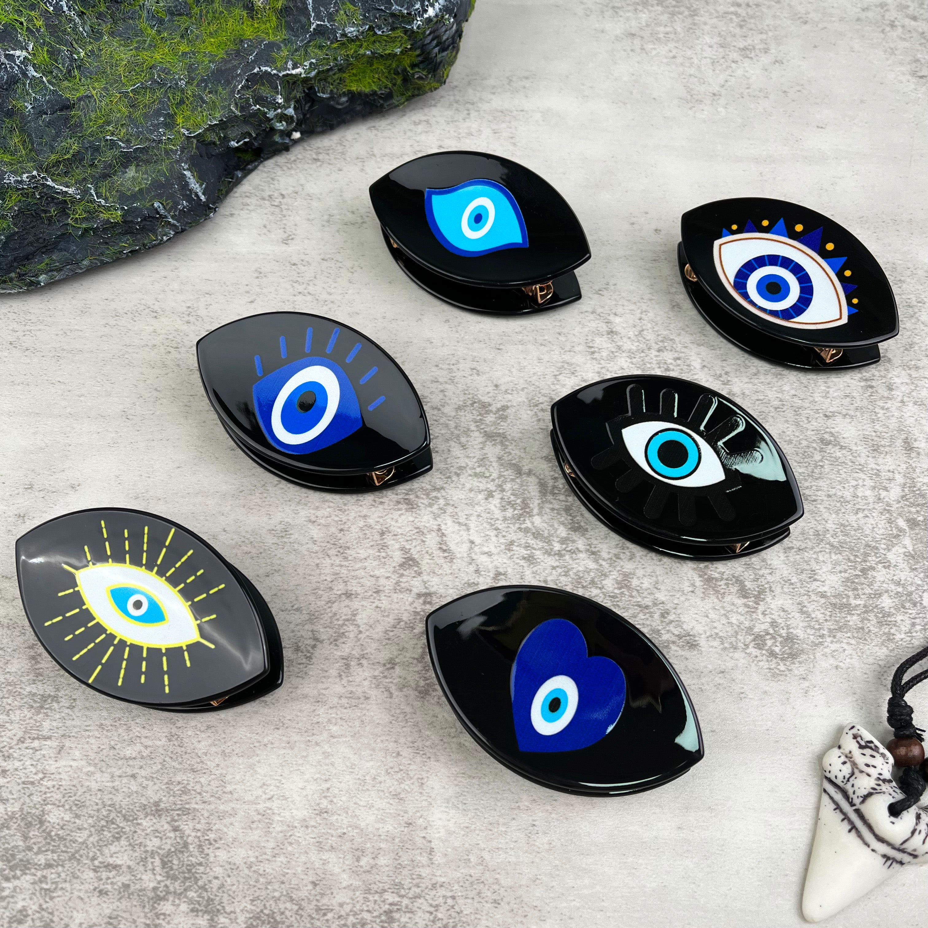 Devil's Eye hair clips fun claw clip