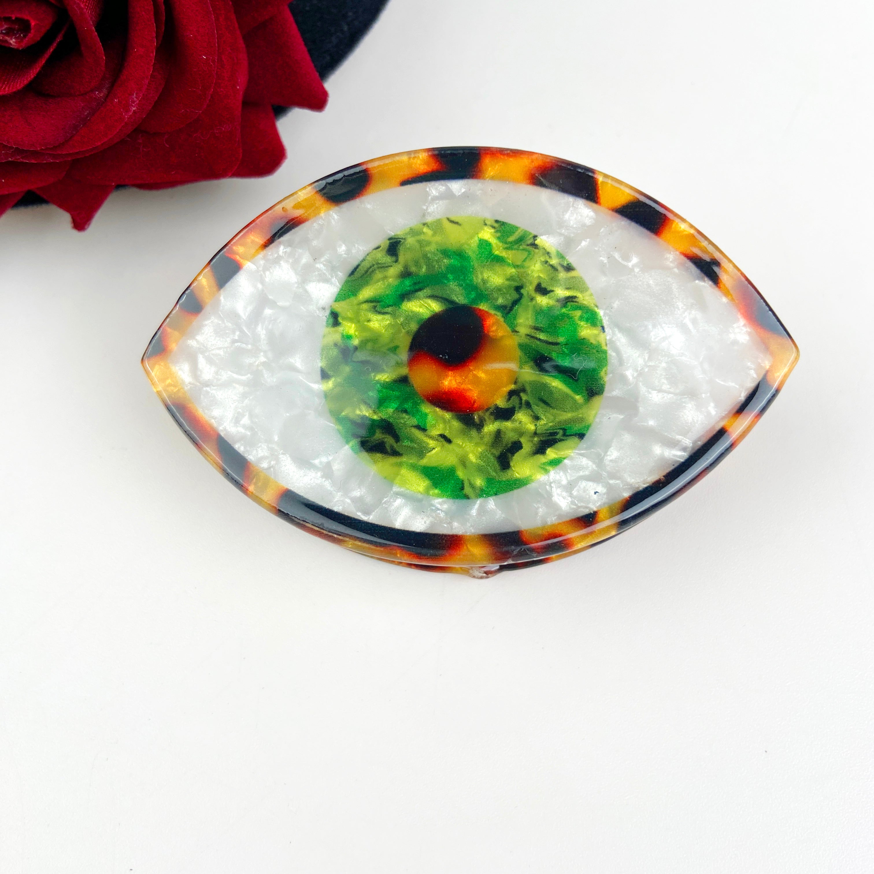 Evil Eye Hair Claw Clip