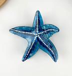 Starfish Barrettes Ocean Half Catch Shark Clip