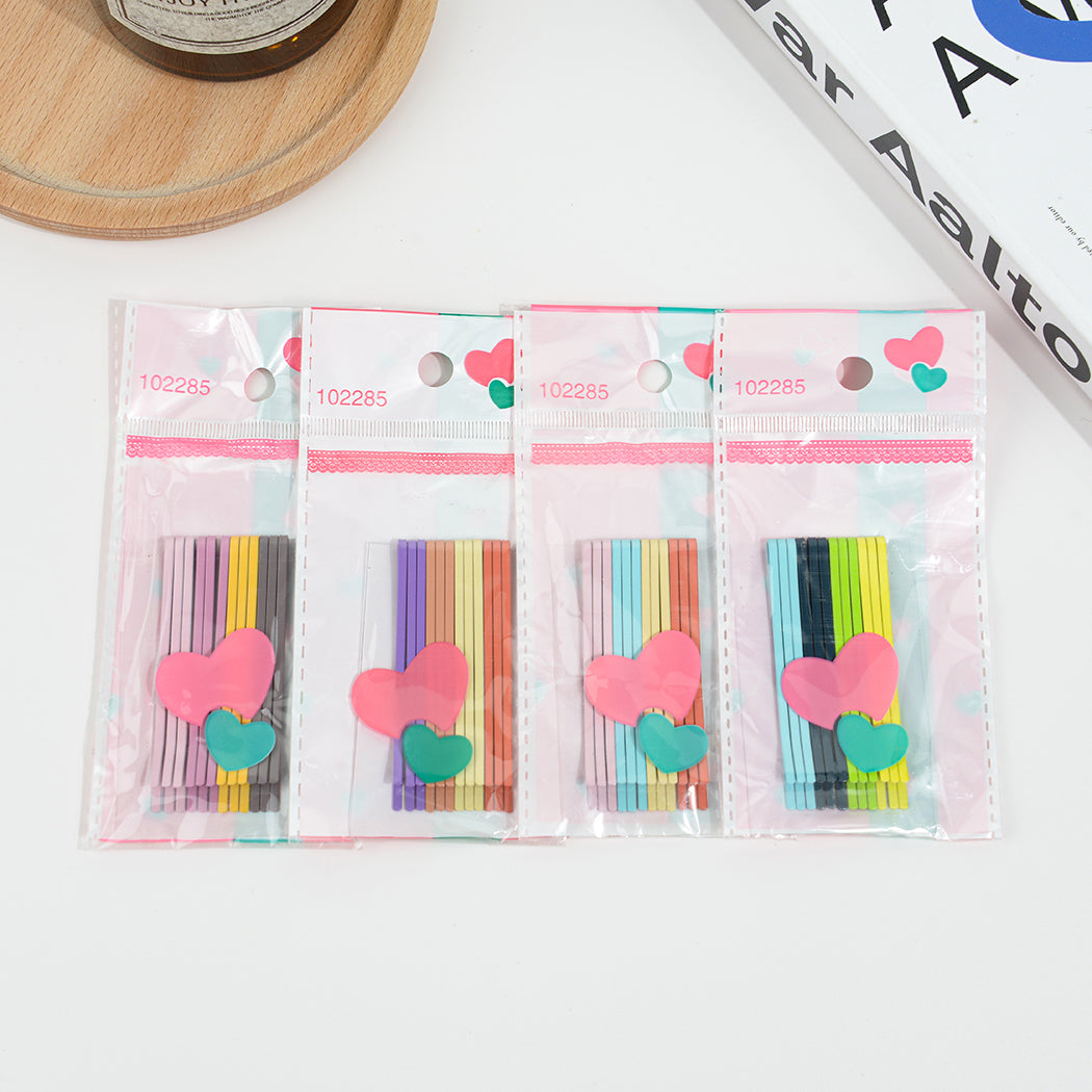 12PCS Candy Color Bobby Pins