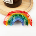 Rainbow Cute Acetate Hair Claw Clip