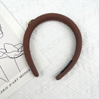 Solid color pig nose headband