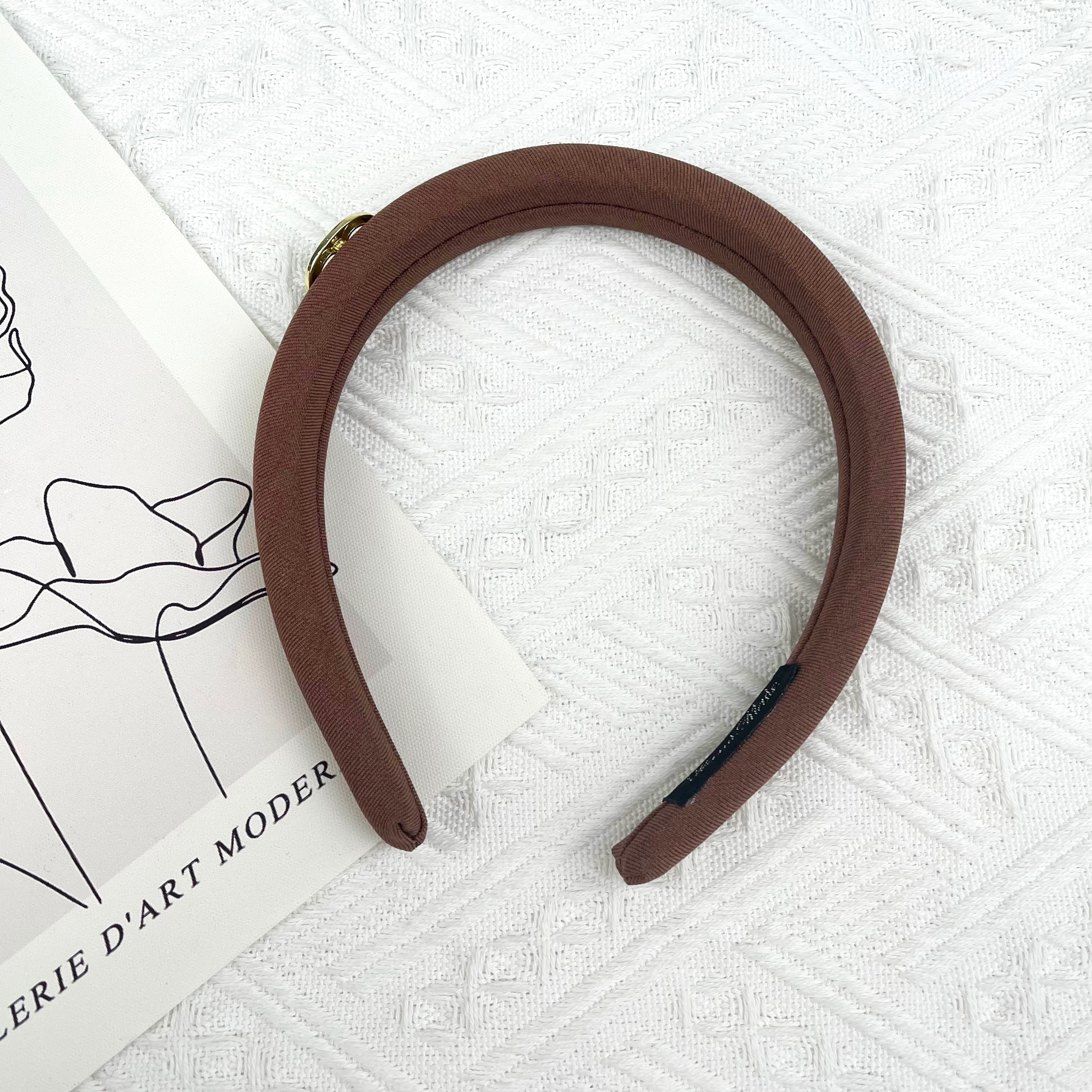 Solid color pig nose headband