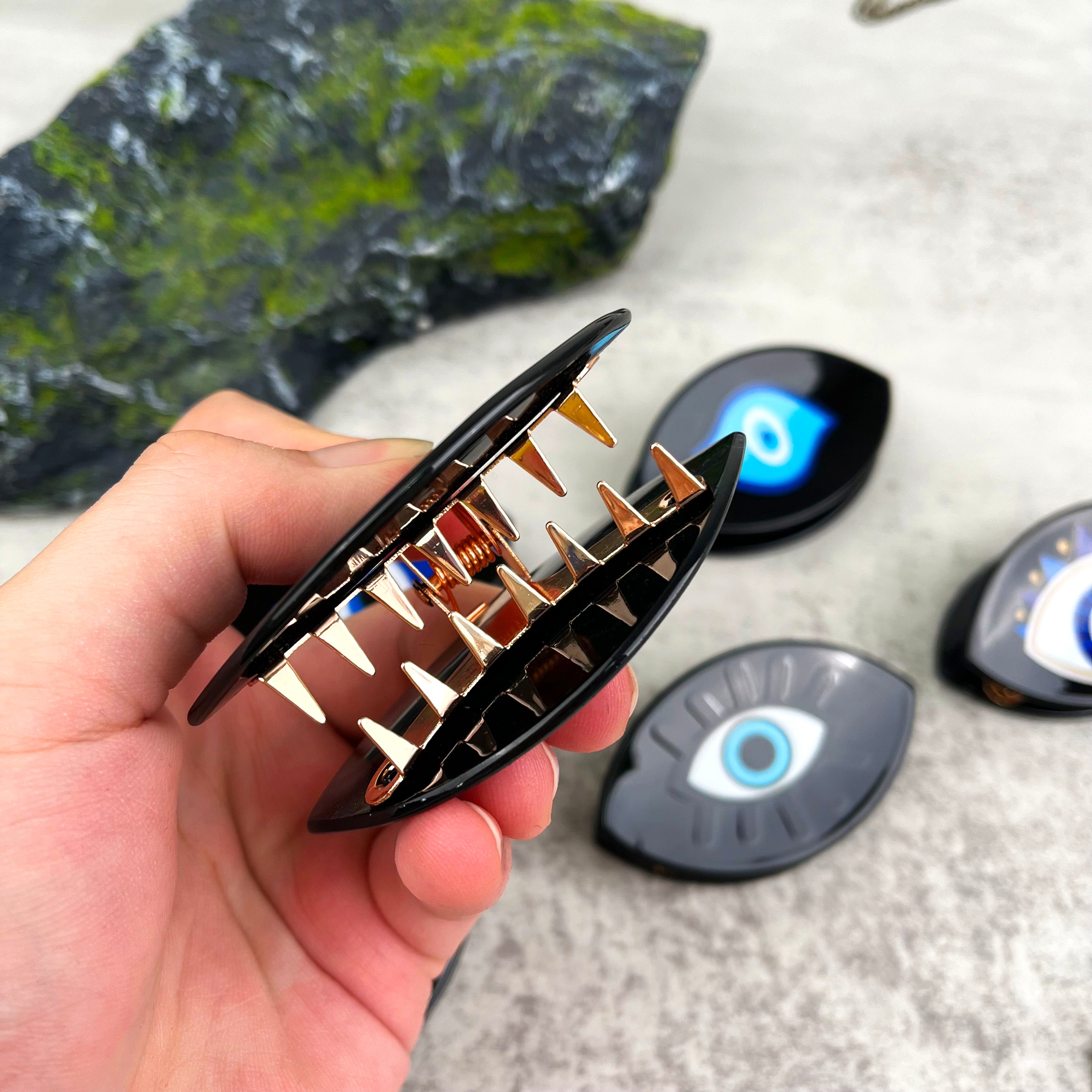 Devil's Eye hair clips fun claw clip