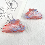 Large Peacock Hair Clips Animal Claw Clip Valentine's Day