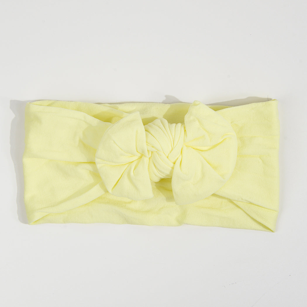 Tie-on headwrap, Bow Headband, Baby Shower
