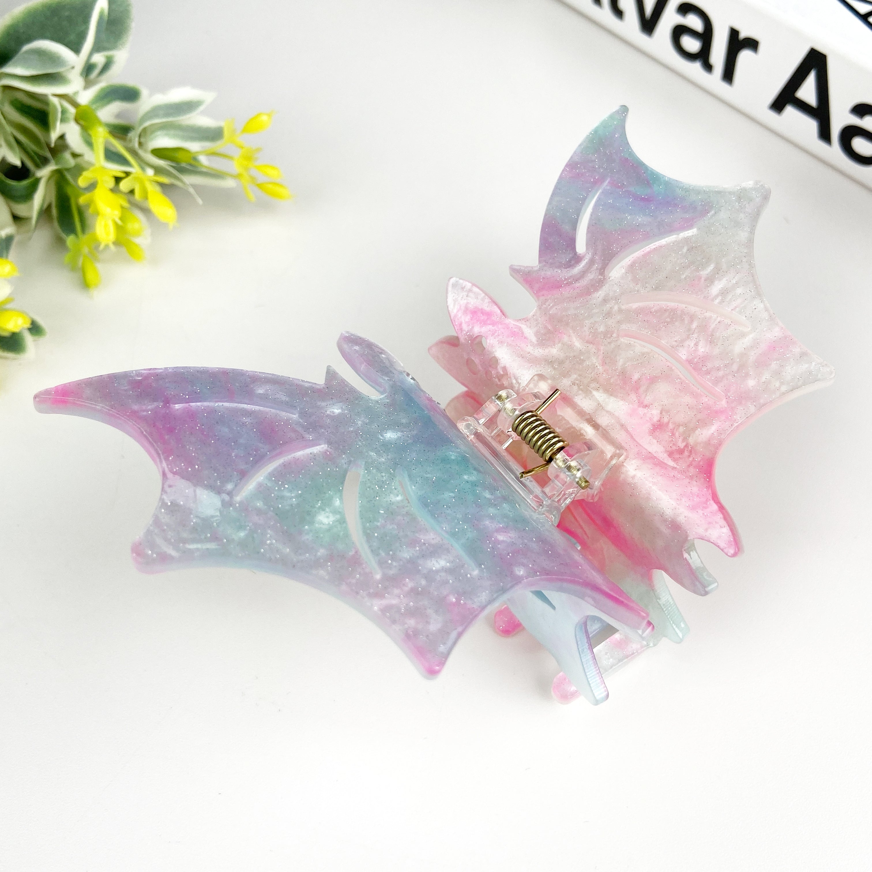 Colorful Bat Hair Clips Halloween