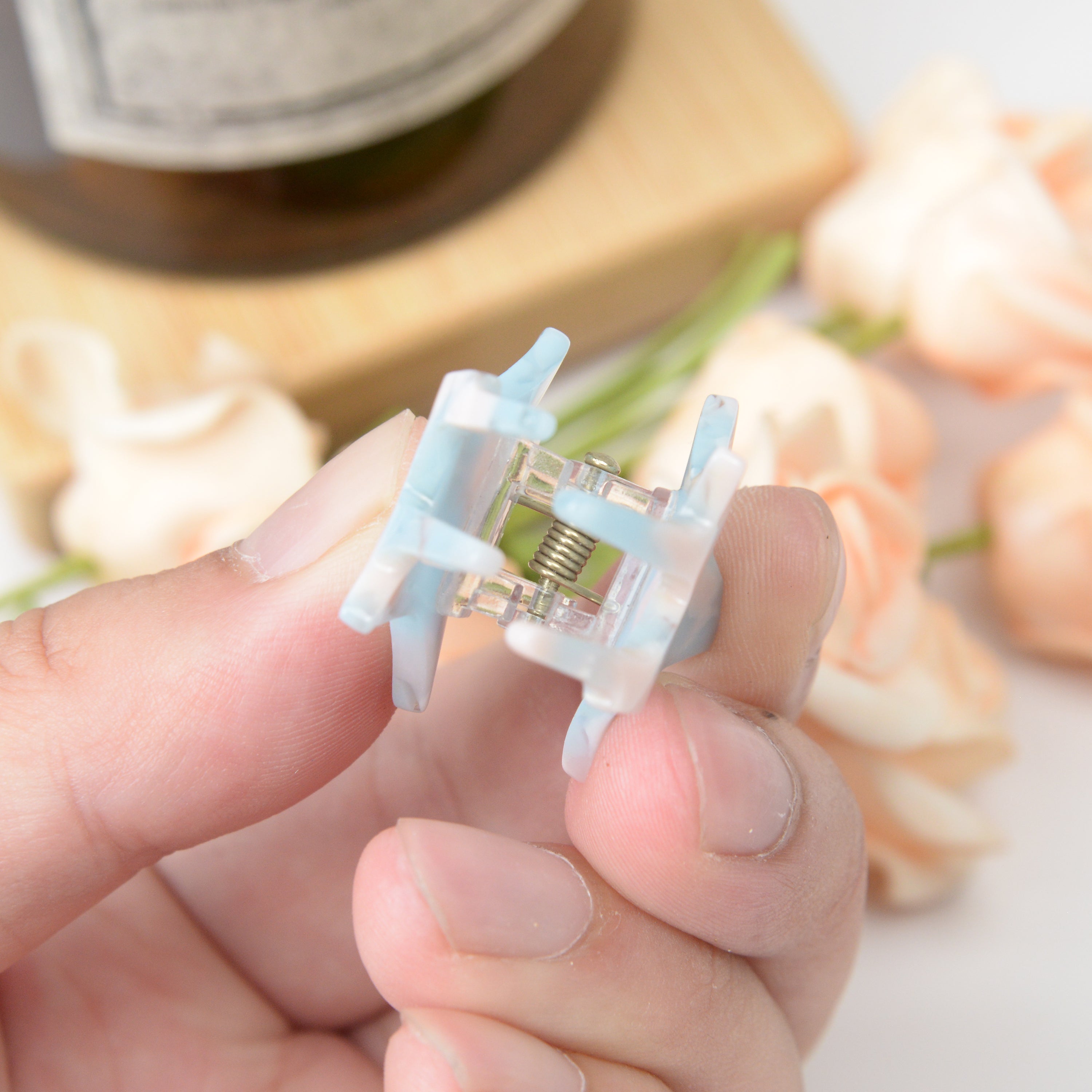 Mini Star Acetate Cute Hair Clip 1.1"