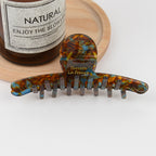 Acetate Brown Large Hair Claw Clips