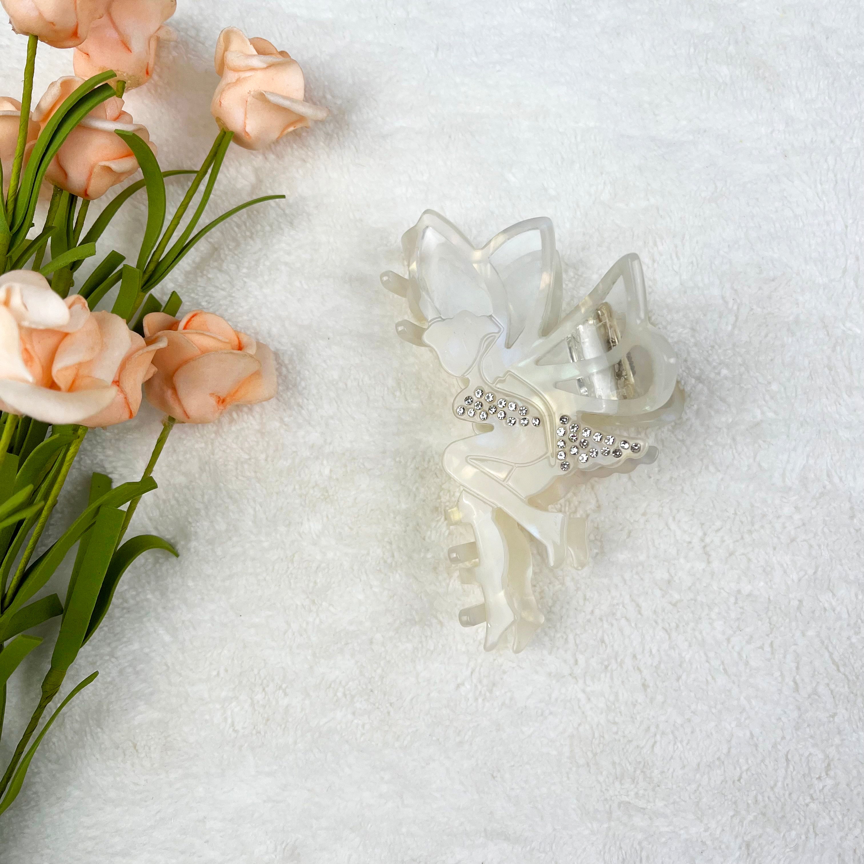 Lovely flower fairy hair claw clip