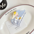 Mermaid Barrettes Half Scratch on the Back of the Head Shark Clip