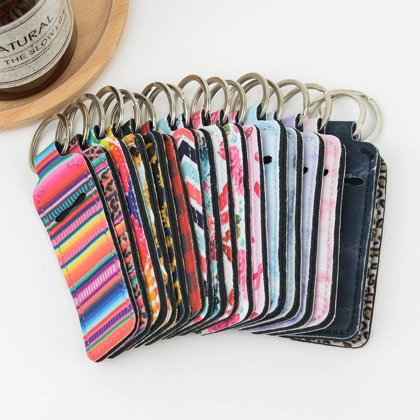 Small Square Keychain Lip Balm Set