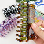 Acetate Vintage Oil Painting Hair Clip