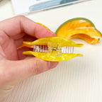 Acetate Orange Banana Hair Clip Fruit Series Claw Clips