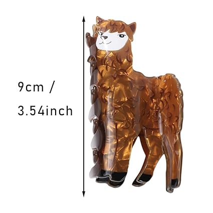 Animal Flower Acrylic Jaw Clip Updo Shark Clip