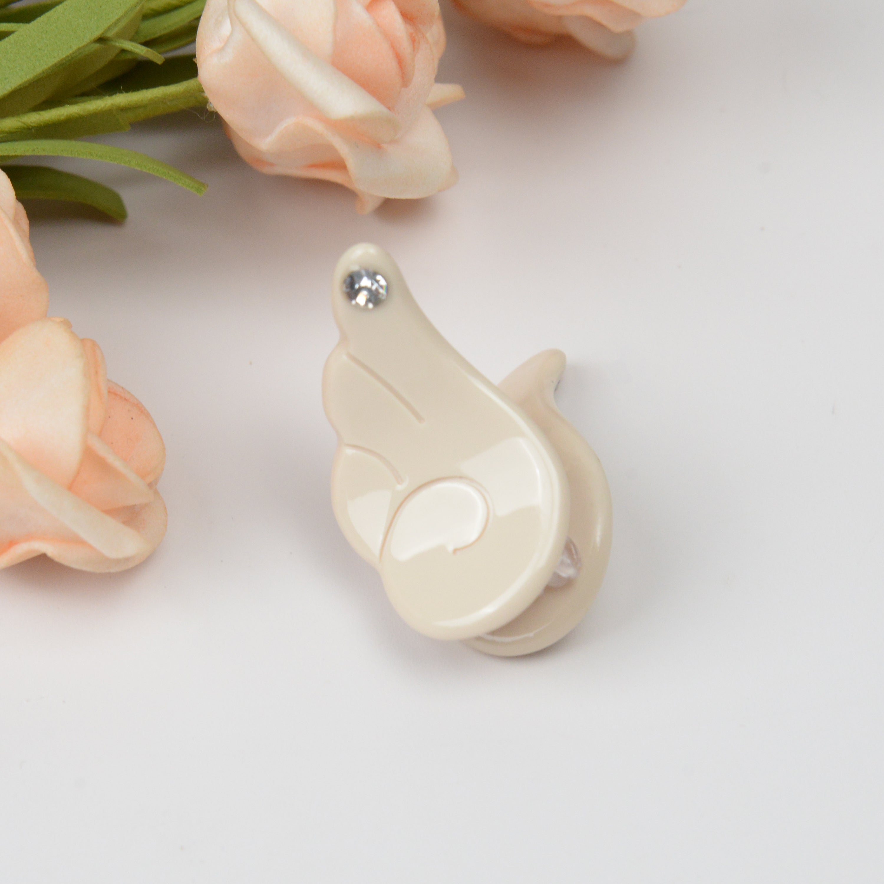 Cute Rhinestone Angel Wings Hair Clips