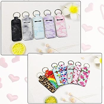 Small Square Keychain Lip Balm Set