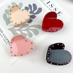 Love hair clip with pearl Valentine's Day