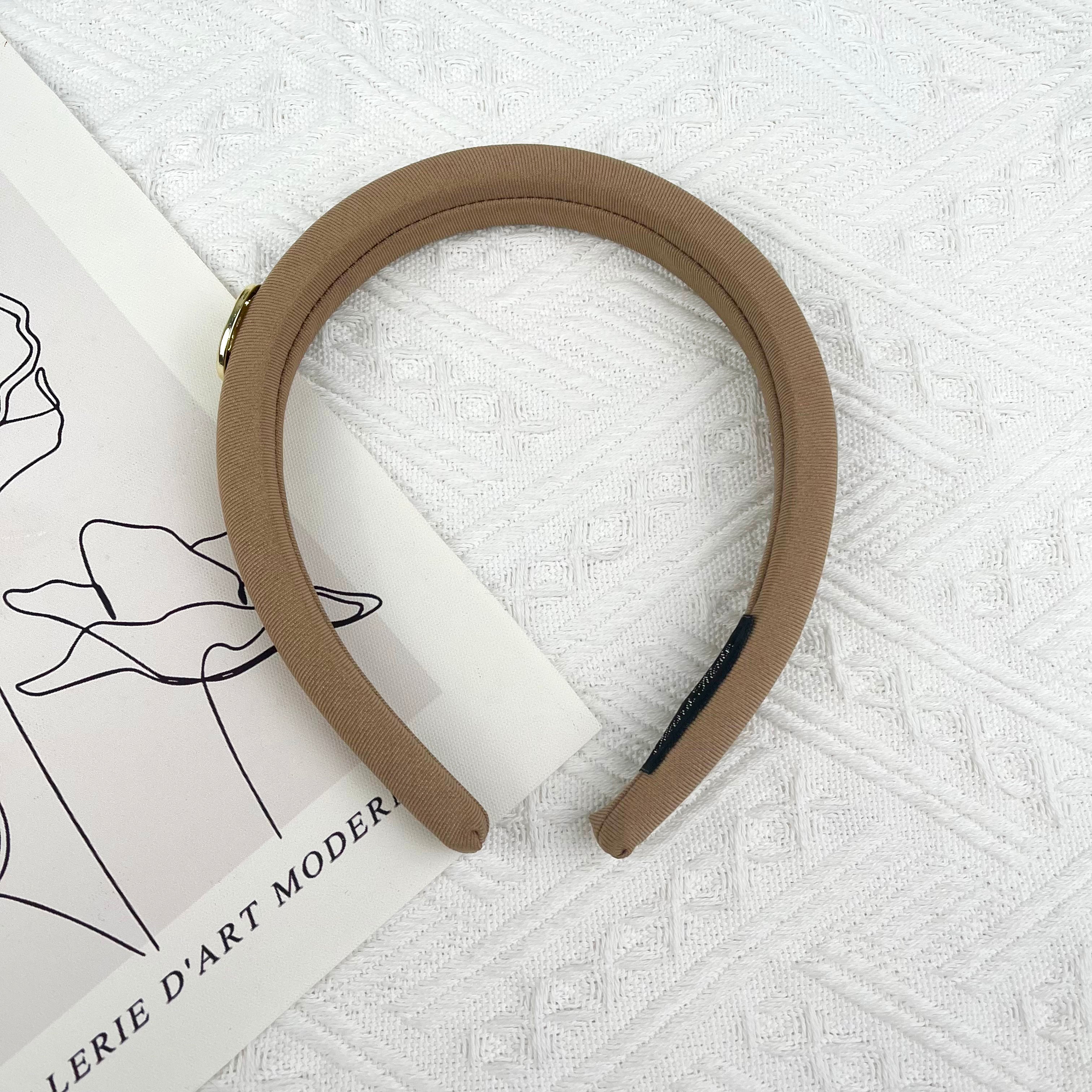 Solid color pig nose headband