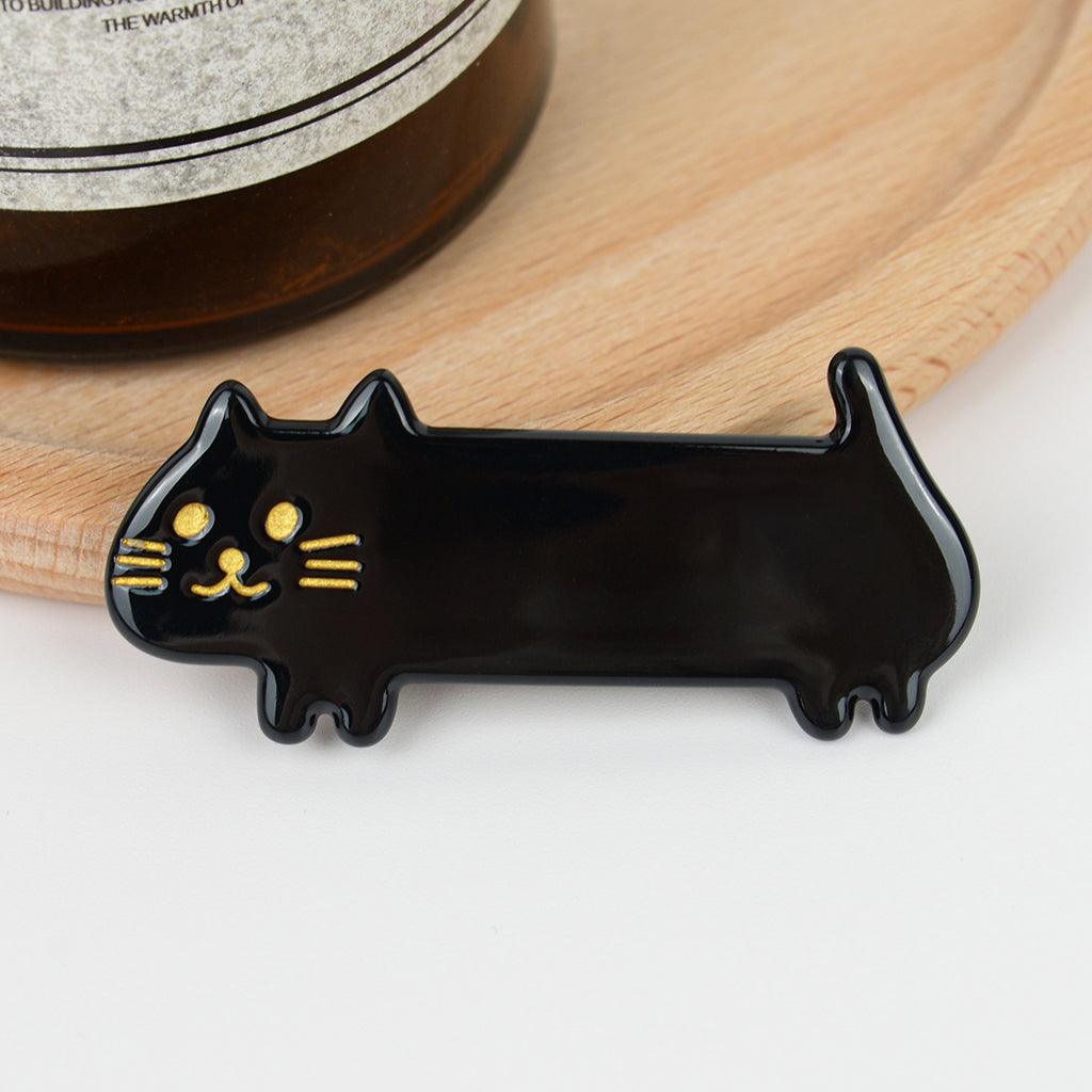 Acetat Kurzer Bein Dreifarbiger Katzenhaar-Accessoires DuckBill Clip 