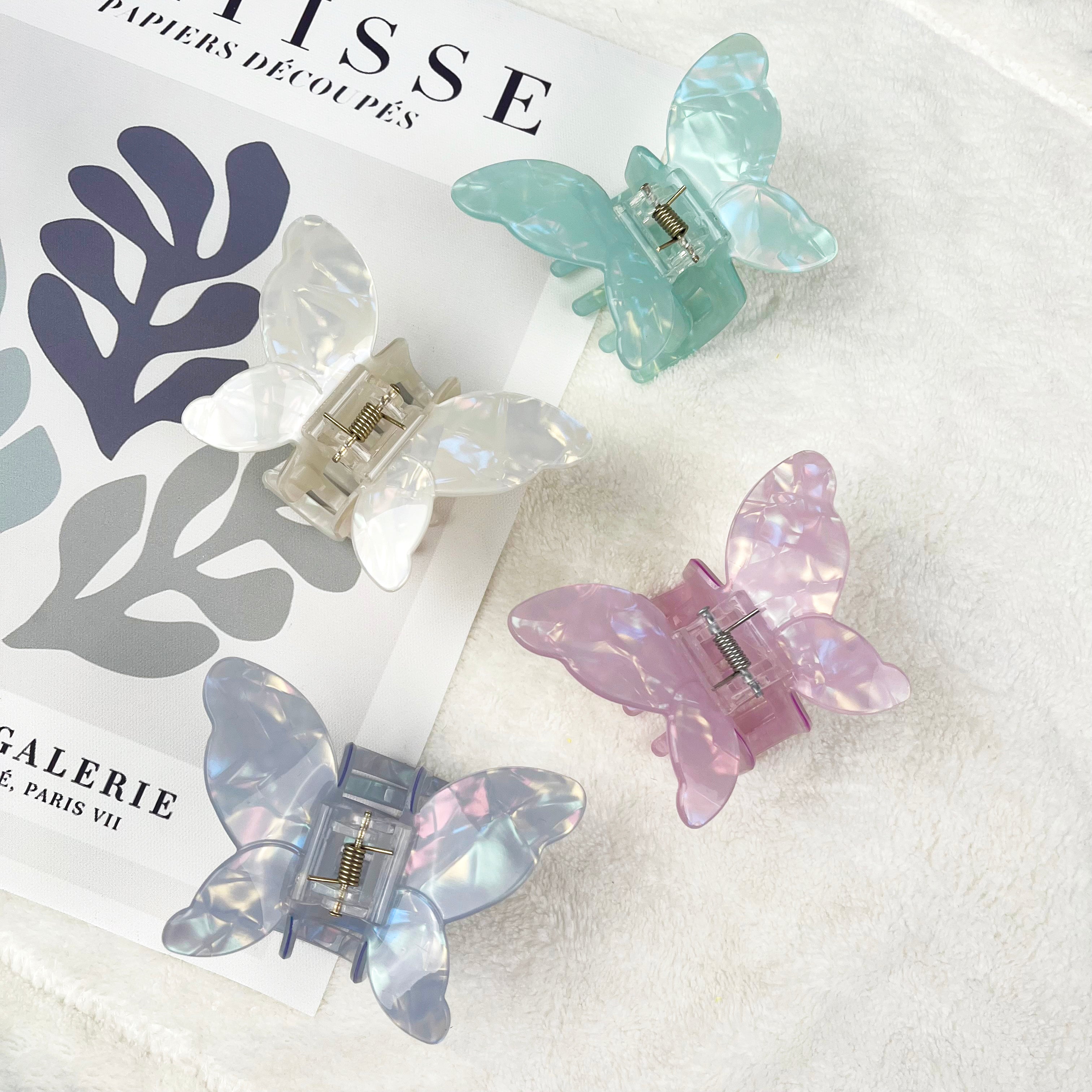 Exquisite simple butterfly hair claw clip