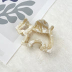 Cute puppy hollow hair claw clip