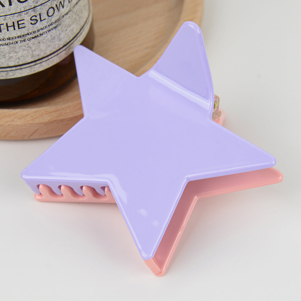 Acetic Acid Pentagram Hair Claw Clips