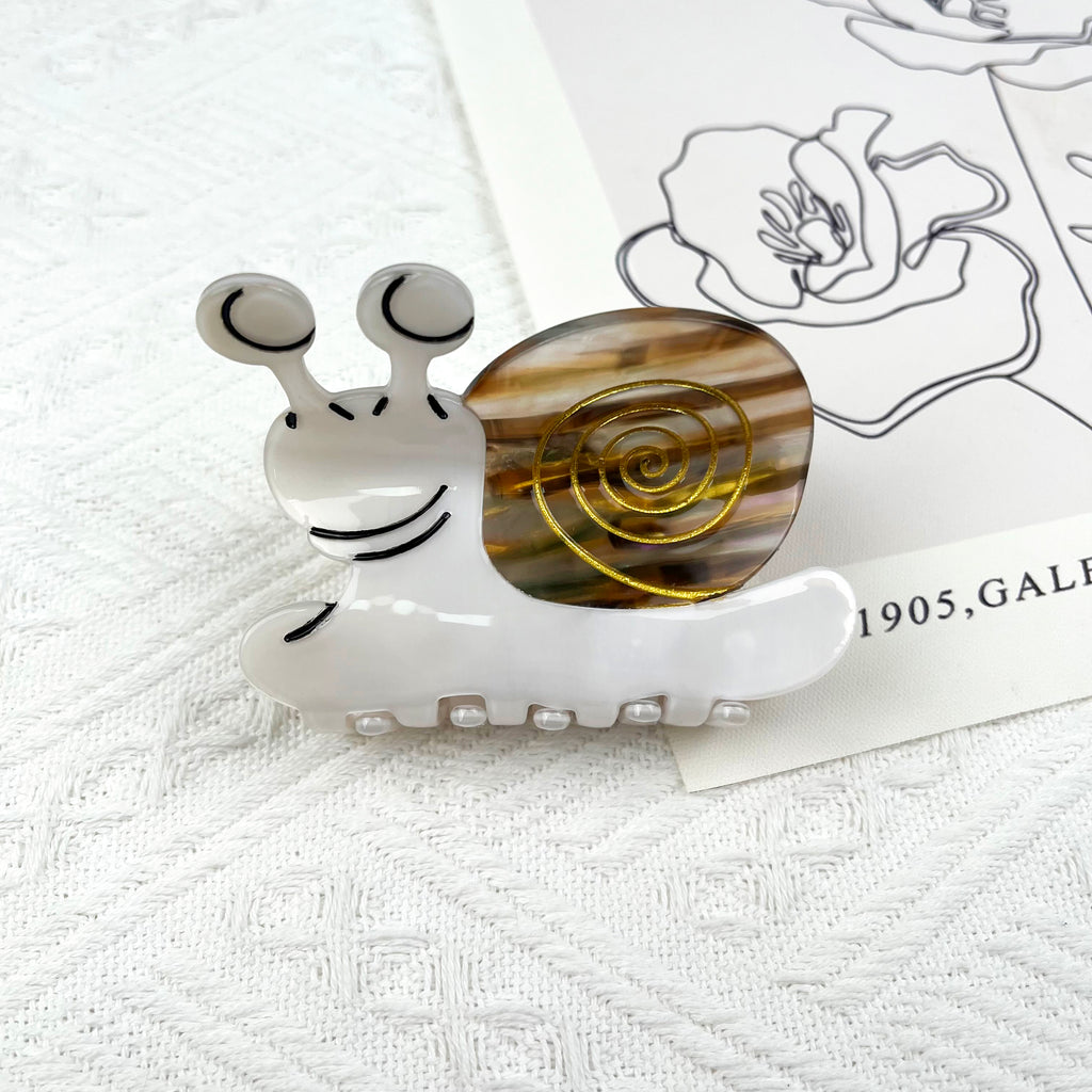 Cute Snail Hair Clips Animal Claw Clip