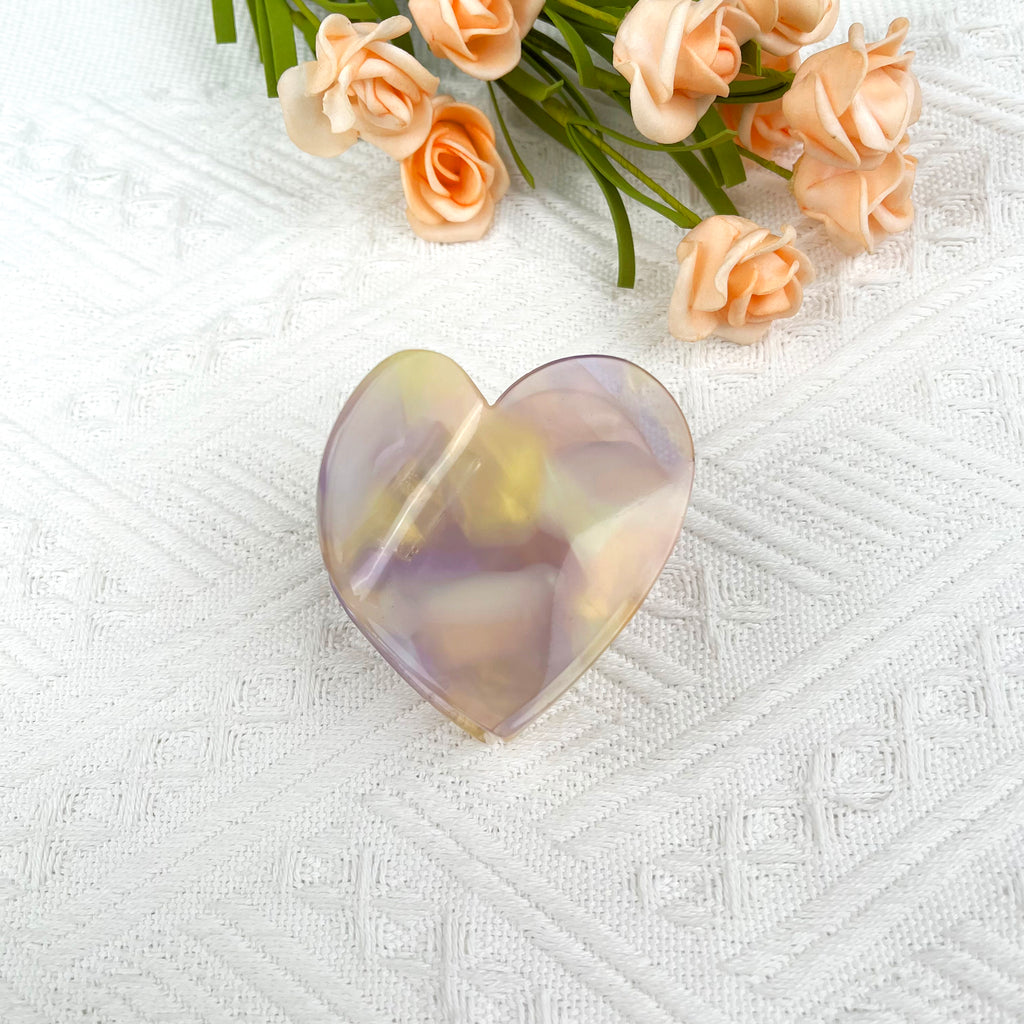 Acetate Heart Hair Clips Checkerboard Claw Clip Valentine's Day