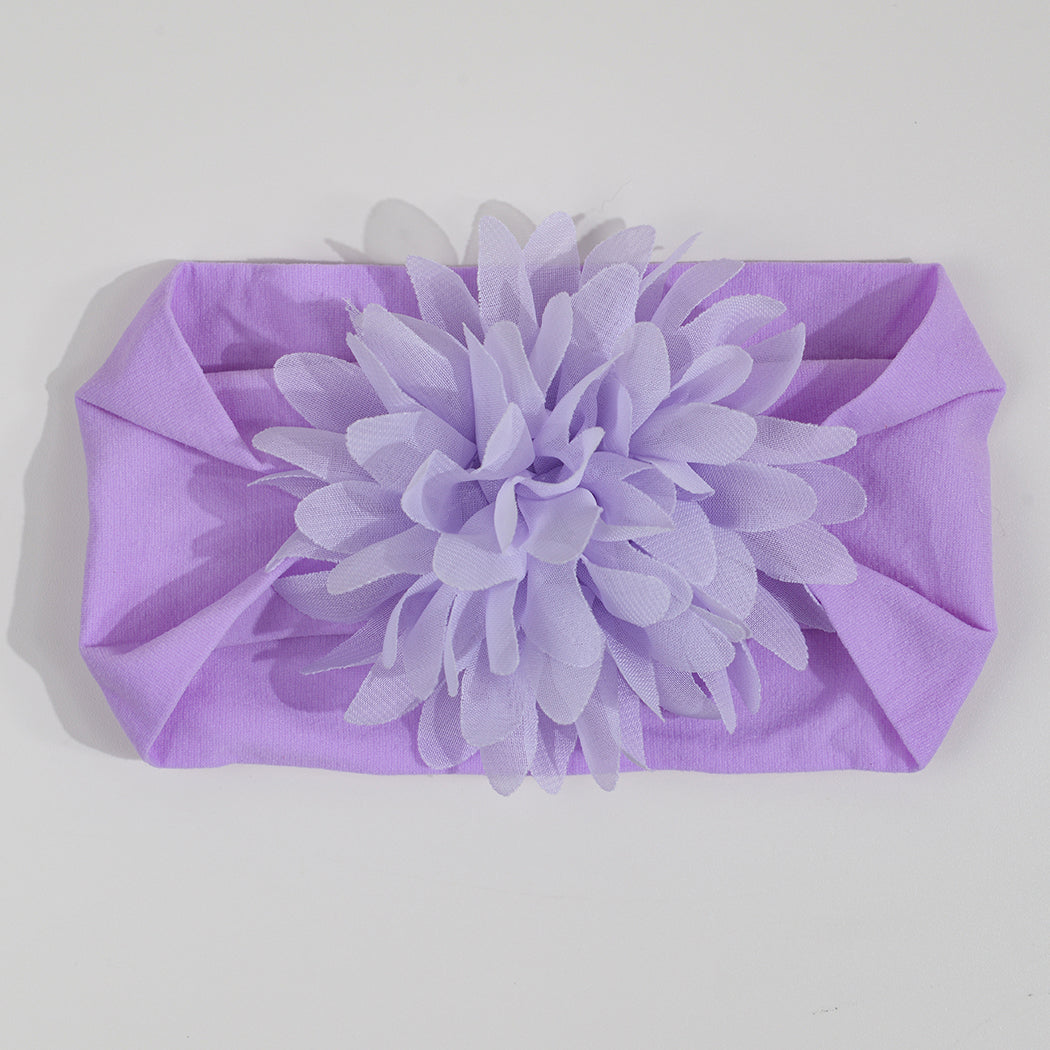 Flower Baby Headwrap Nylon Bow