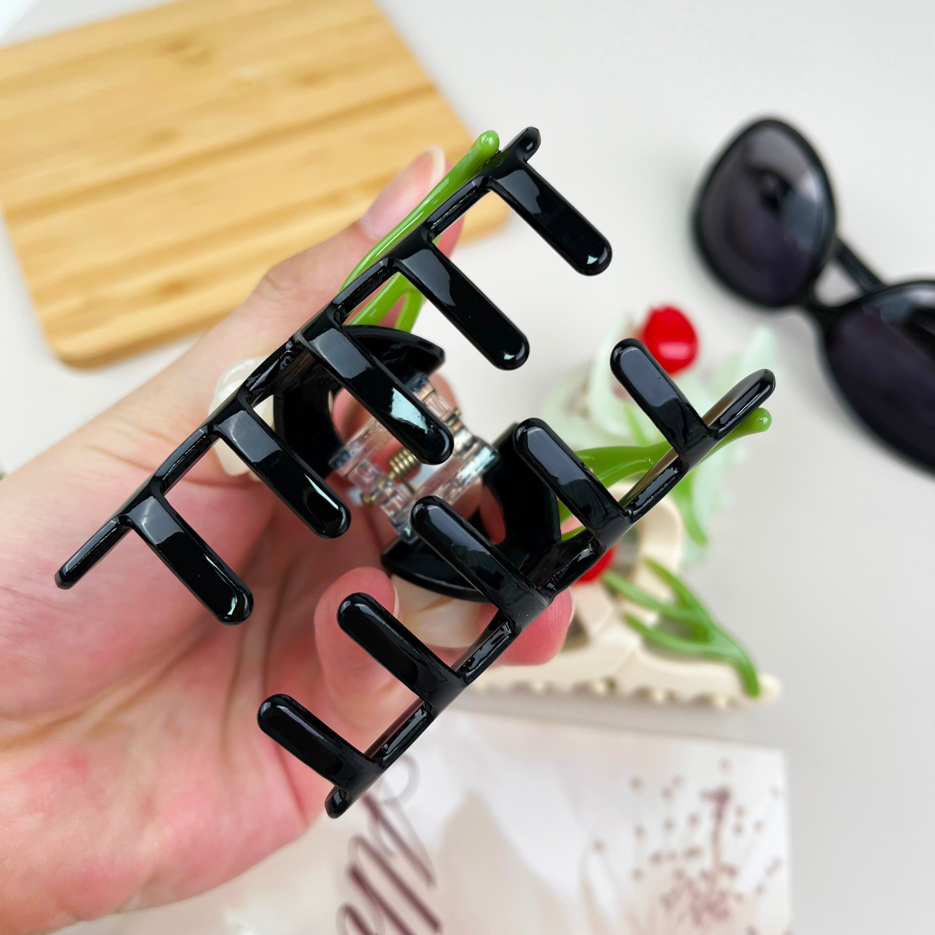 Acetate 3D tulip hair clips elegant claw clip