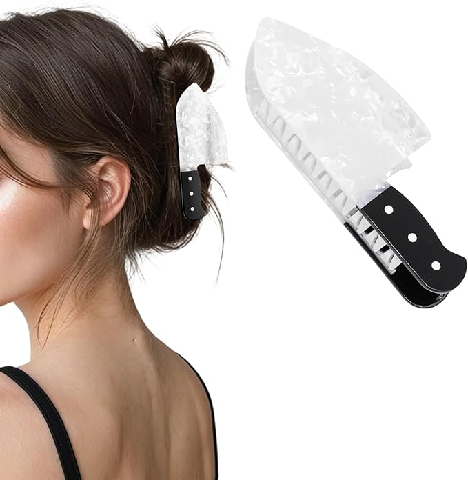 Knife Barrettes Acetic Acid Fringe Hairpin Barrettes