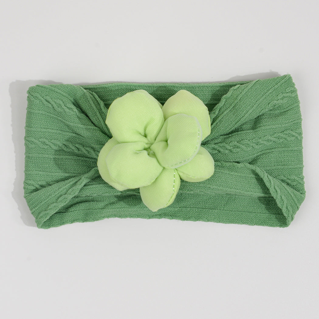 Solid Nylon Flower Head Wrap