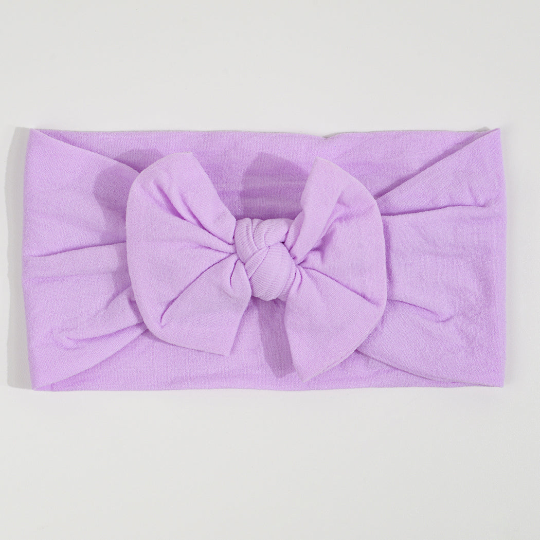 Tie-on headwrap, Bow Headband, Baby Shower