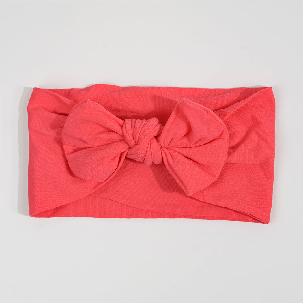 Tie-on headwrap, Bow Headband, Baby Shower