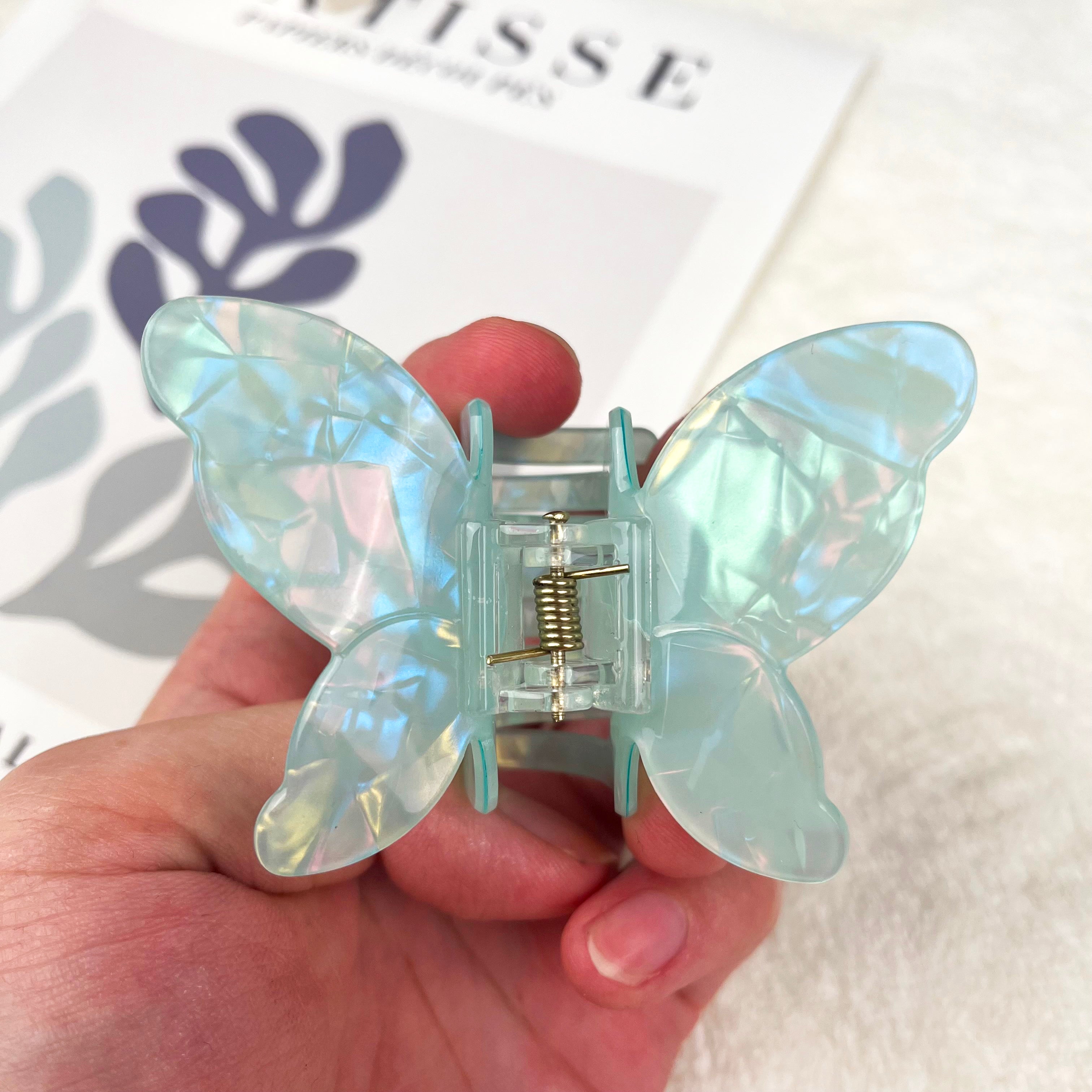 Exquisite simple butterfly hair claw clip