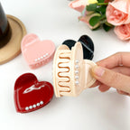 Love hair clip with pearl Valentine's Day