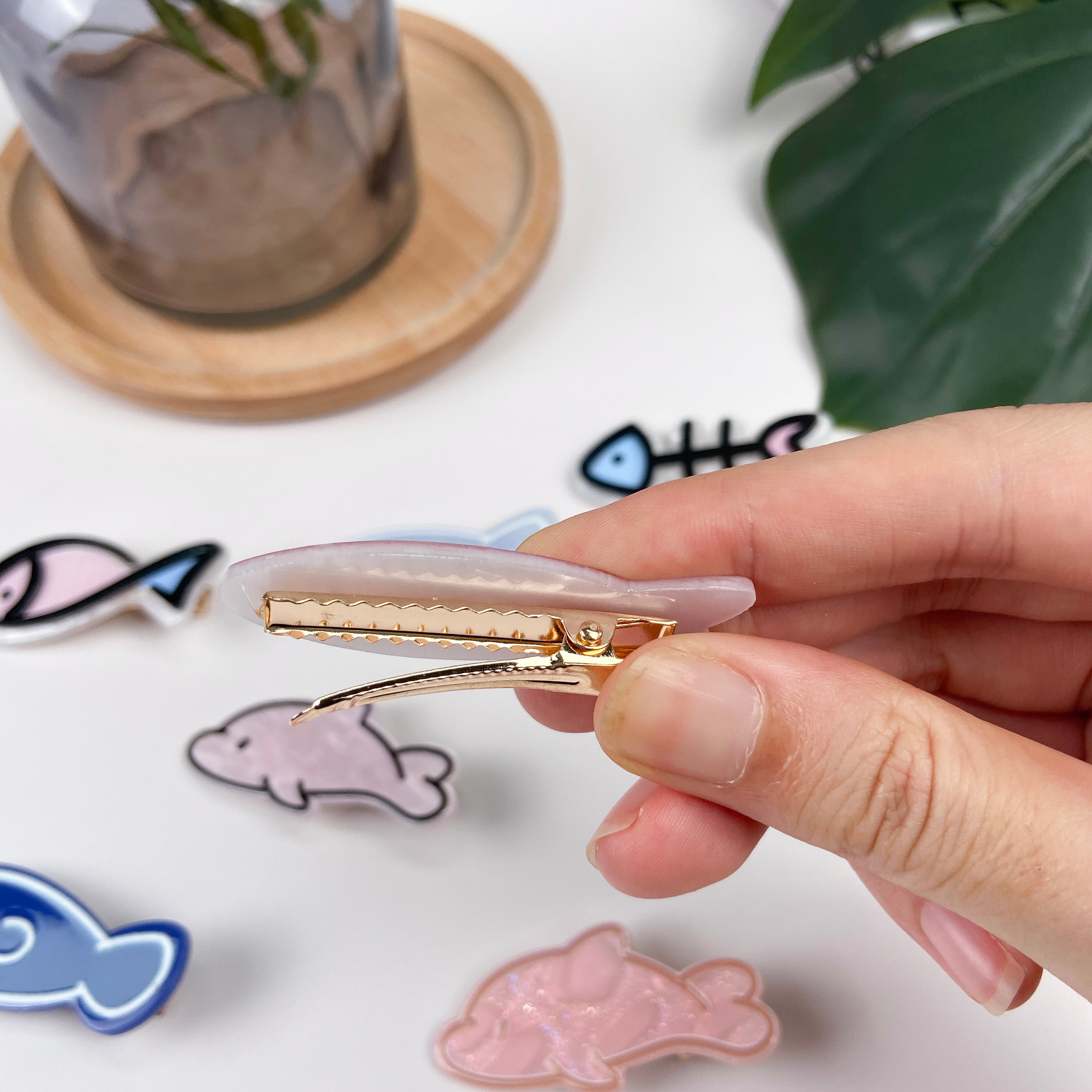 Cute carton Fish Duckbill cilp