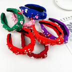 Rhinestones and pearl headband for Valentine's Day