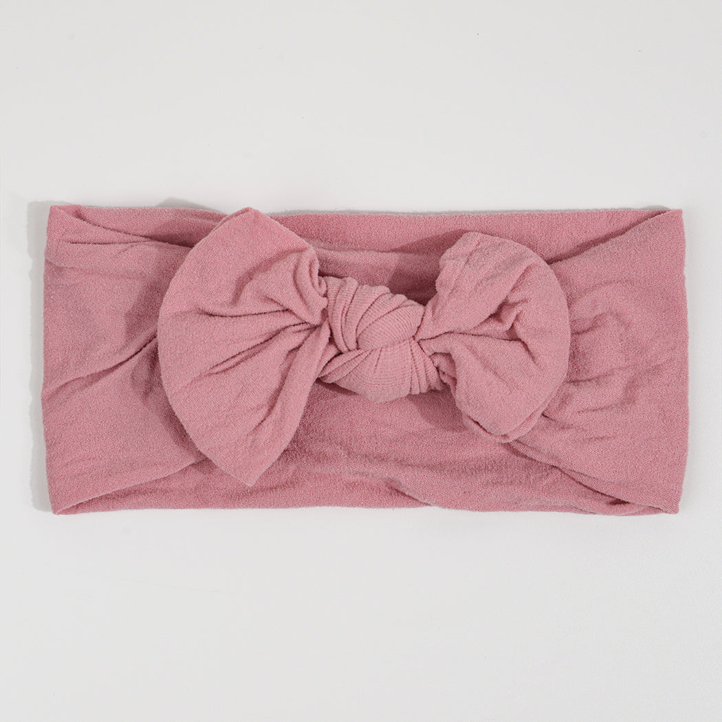 Tie-on headwrap, Bow Headband, Baby Shower