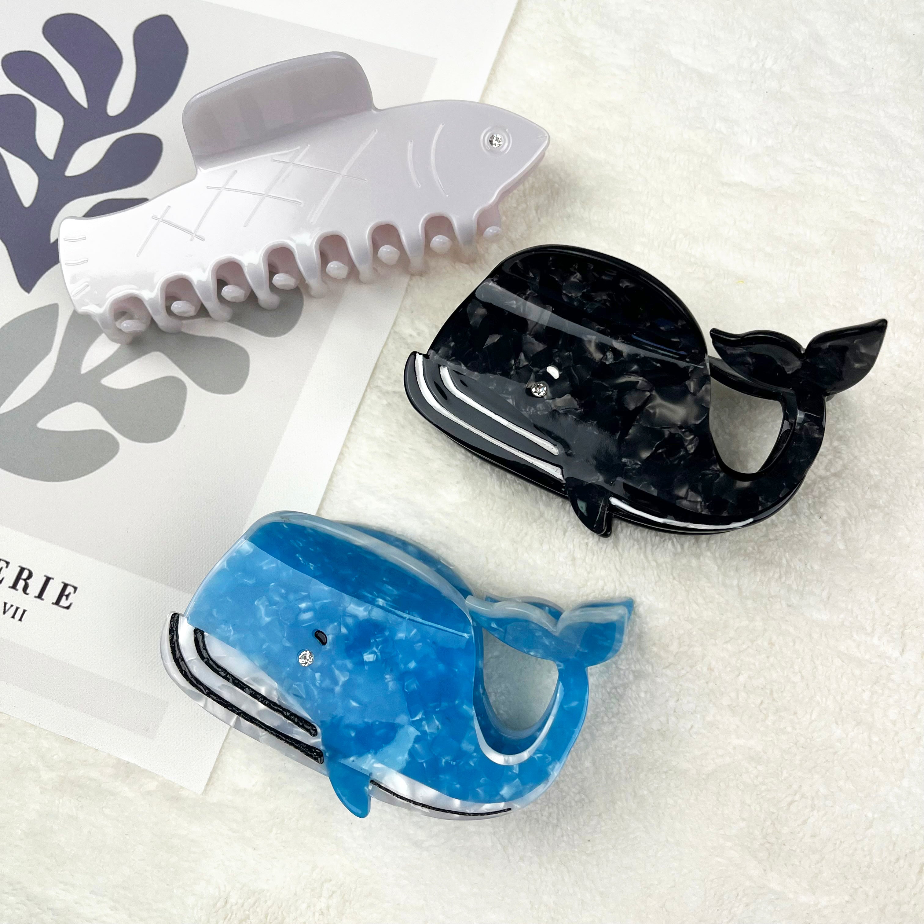 Whale hair clips Shark claw clip animal series