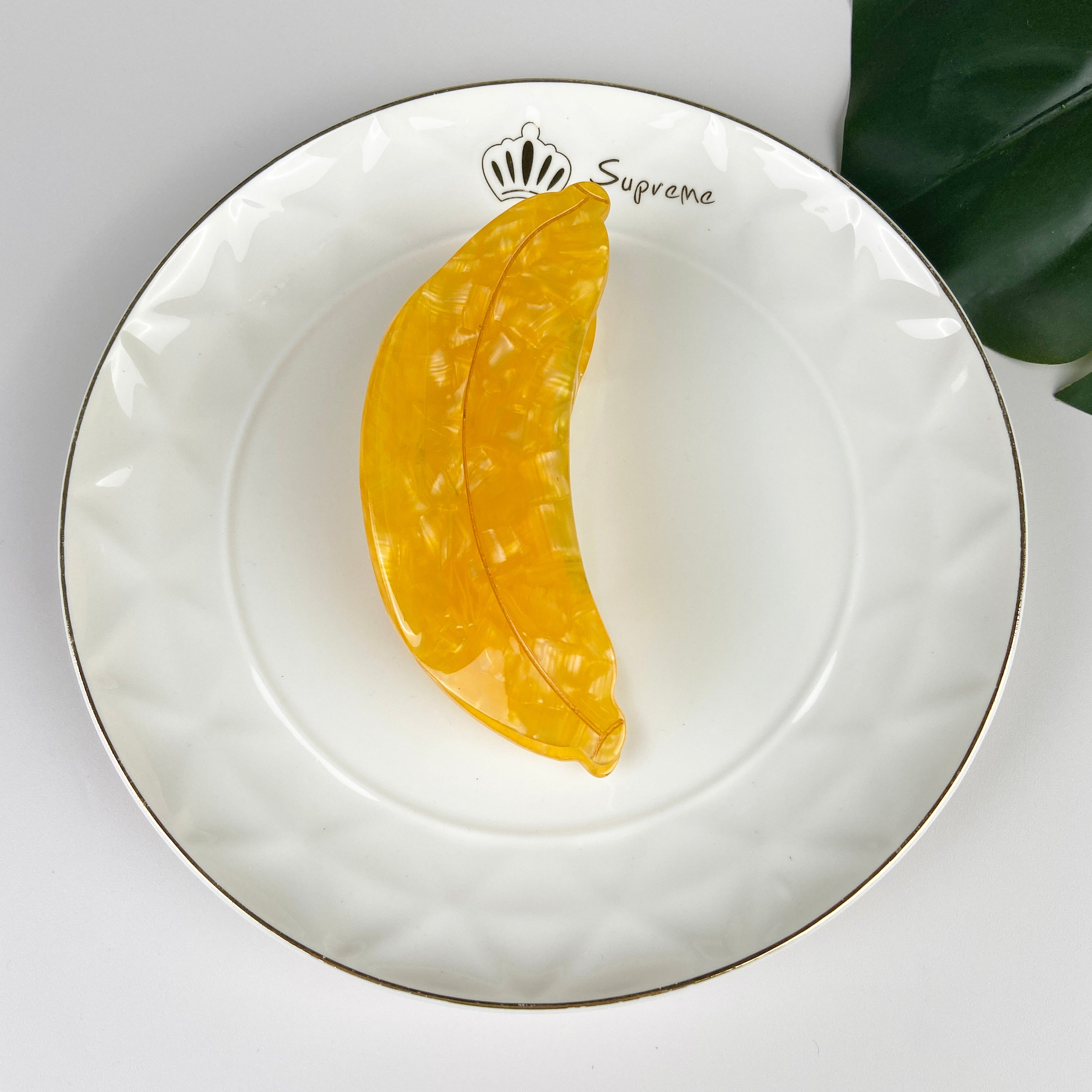 Vegetable Clamp Cherry Apple Shark Clamp Light Luxury Hair Claw Clip