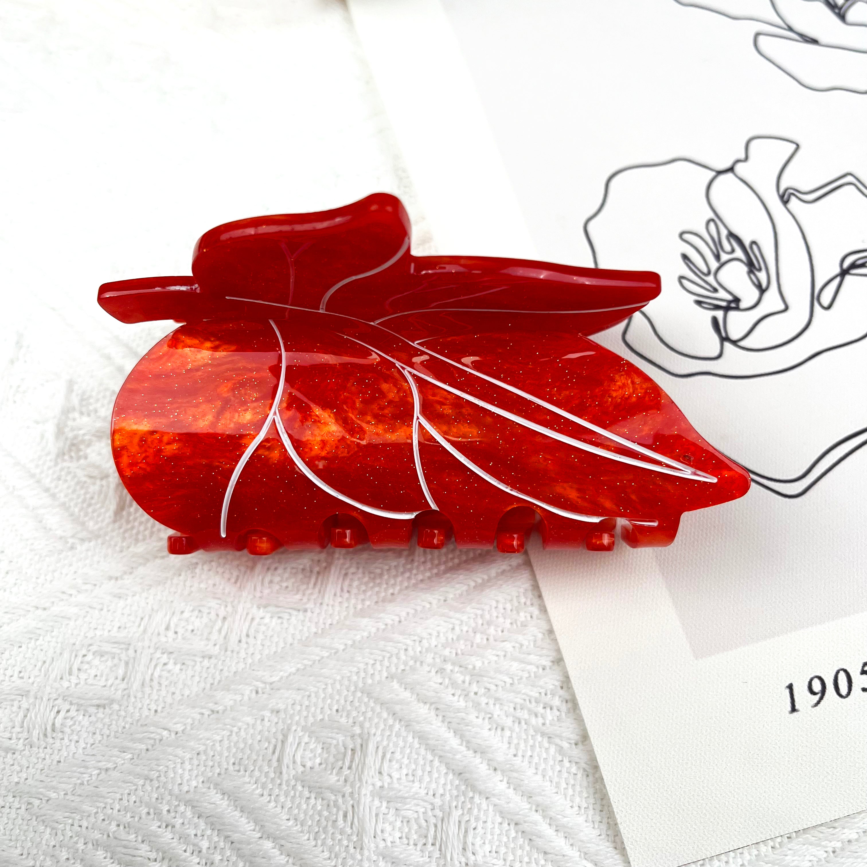 Maple Leaf Hair Clips Fallen Leaf Clip Autumn