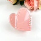 Love hair clip with pearl Valentine's Day
