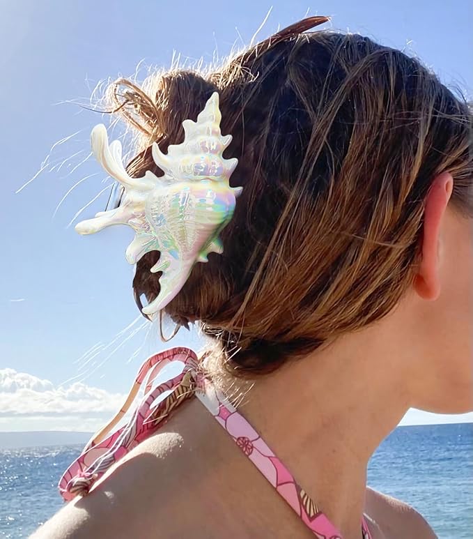 Conch Grip Holiday Beach Style Shark Clip
