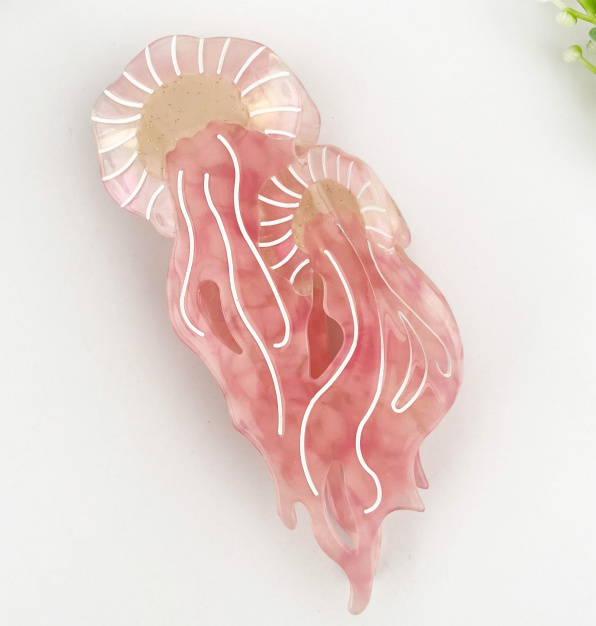Jellyfish Series Barrettes Loose Clip Updo Shark Clip