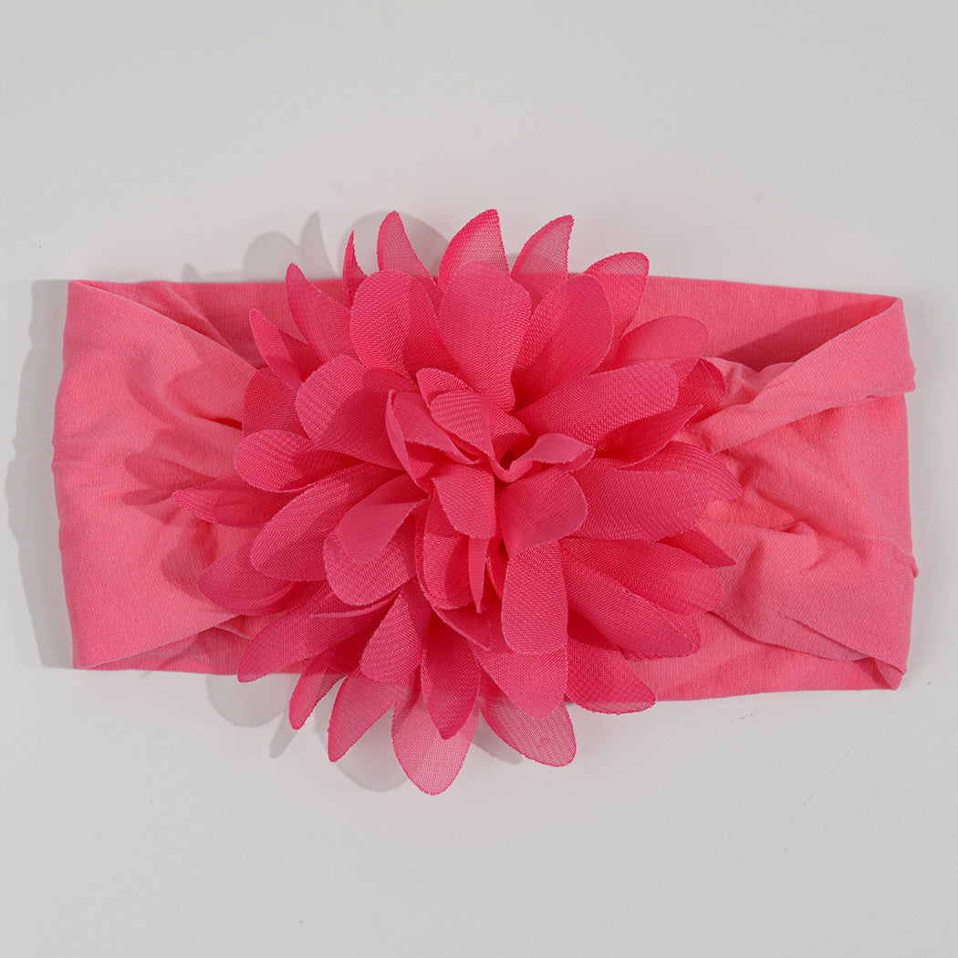 Flower Baby Headwrap Nylon Bow