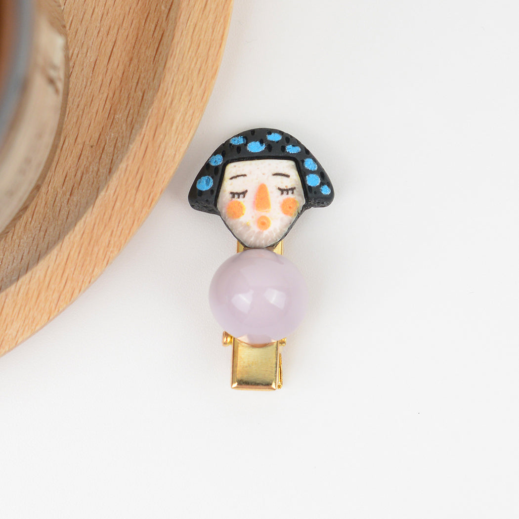 Cute Funny Little Man Barrettes