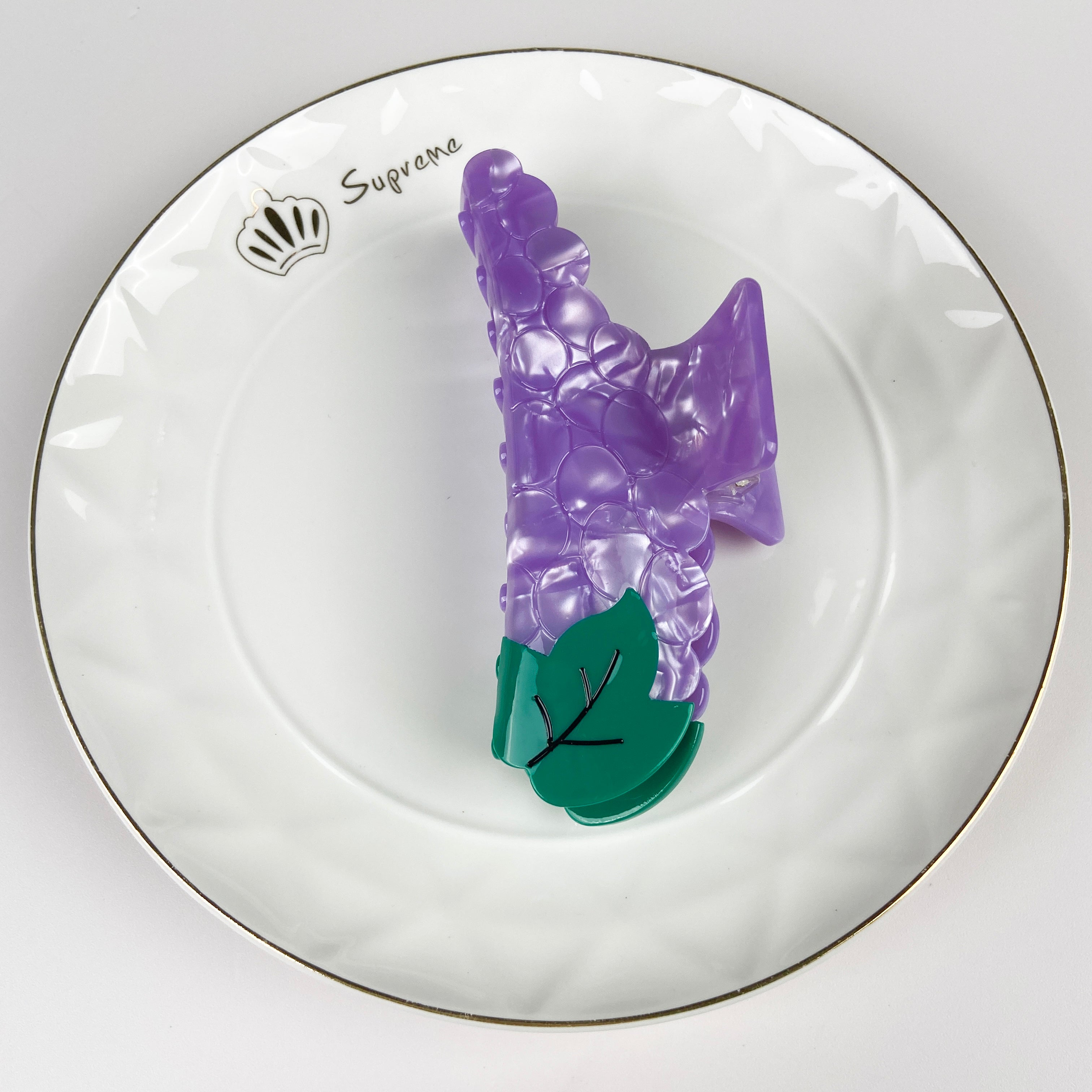 Vegetable Clamp Cherry Apple Shark Clamp Light Luxury Hair Claw Clip